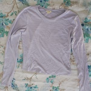 Paisley Long Sleeve Crop